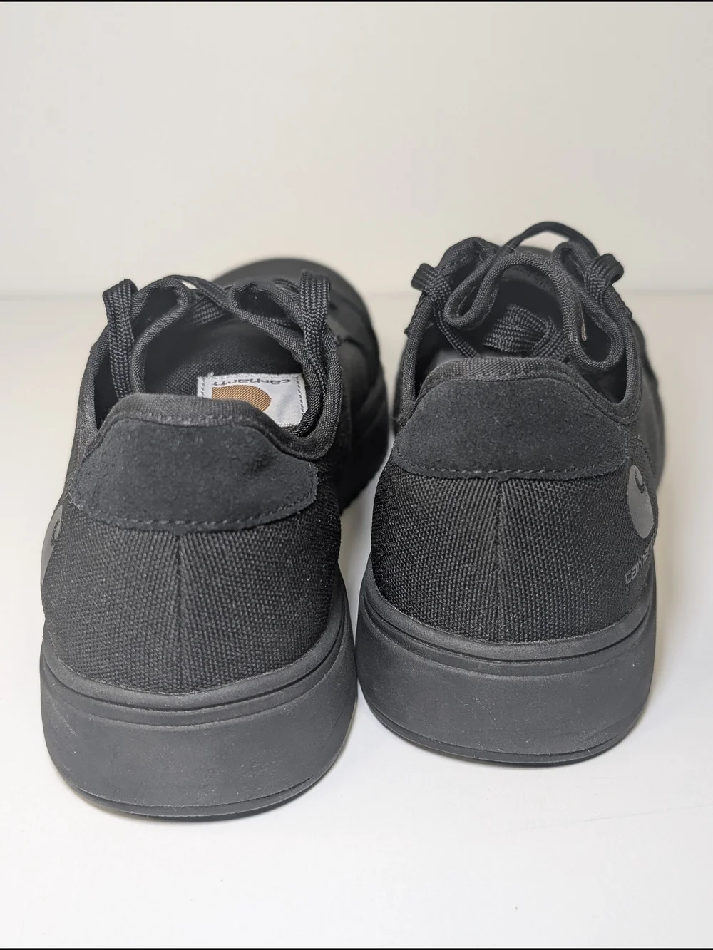 Carhartt Detroit Low Nano Toe Mens 9 Black Canvas Work Safety Sneakers
